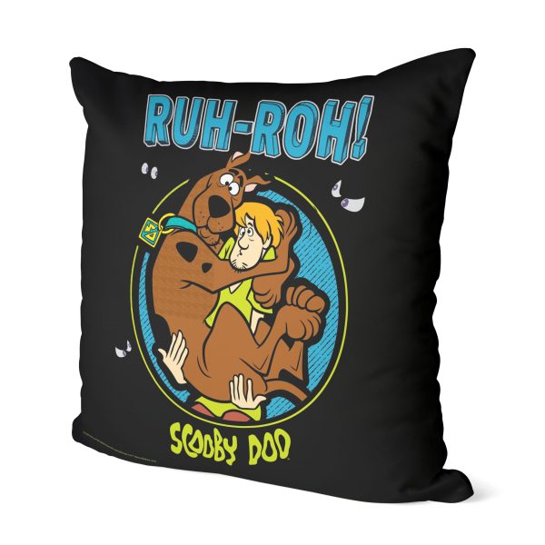 Warner Bros. Scooby-Doo Like Ruh Roh Scoob Throw Pillow 18x18 Inches Online now