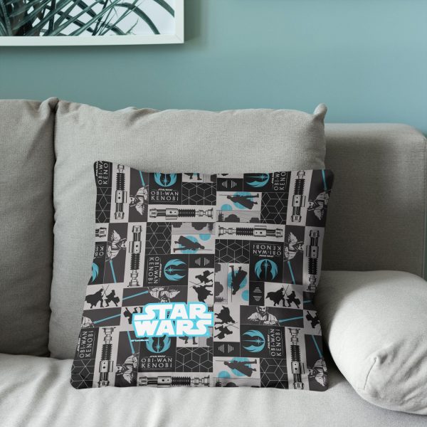 Disney Obi-Wan Obi-Wan Patterns Throw Pillow 18X18 Inches Discount