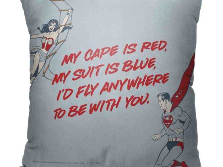 Warner Bros. Superman Fly To Be With You Throw Pillow 18x18 Inches Discount