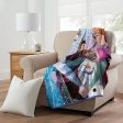 Disney Frozen 2 New Family Micro Raschel Throw Blanket 46x60 Inches For Sale