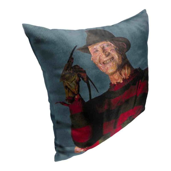 Warner Bros. Nightmare on Elm Street Freddy Poses Throw Pillow 18x18 Inches For Cheap