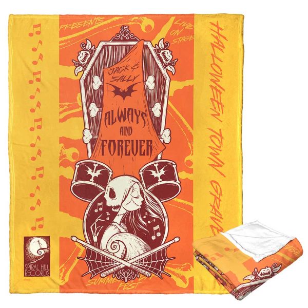 Disney Nightmare Before Christmas Sally Rocks Silk Touch Throw Blanket 50x60 Inches Online now