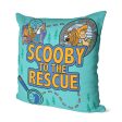 Warner Bros. Scooby-Doo Scooby To The Rescue Throw Pillow 18x18 Inches Sale