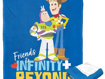 Disney Pixar Toy Story Infinity And Beyond Valentine Silk Touch Throw Blanket 50x60 Inches For Cheap