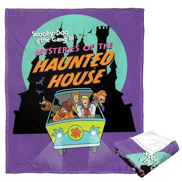 Warner Bros. Scooby-Doo Mysteries Of The Haunted House Silk Touch Throw Blanket 50x60 Inches Online