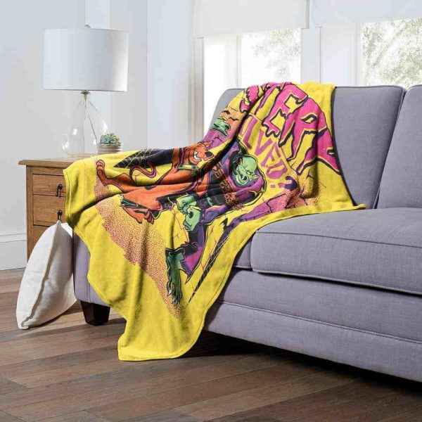 Warner Bros. Scooby-Doo Mystery Solved Silk Touch Throw Blanket 50x60 Inches Online Sale