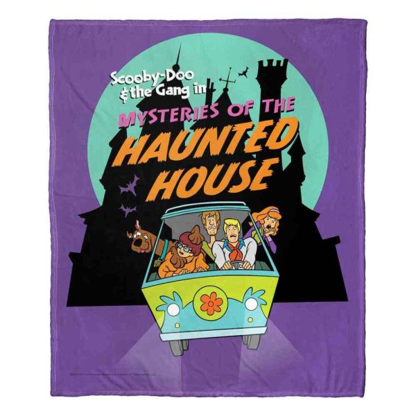 Warner Bros. Scooby-Doo Mysteries Of The Haunted House Silk Touch Throw Blanket 50x60 Inches Online