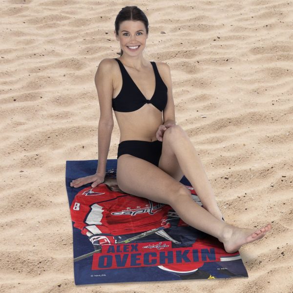 Washington Capitals Alex Ovechkin NHL Beach Towel 30X60 Inches Cheap