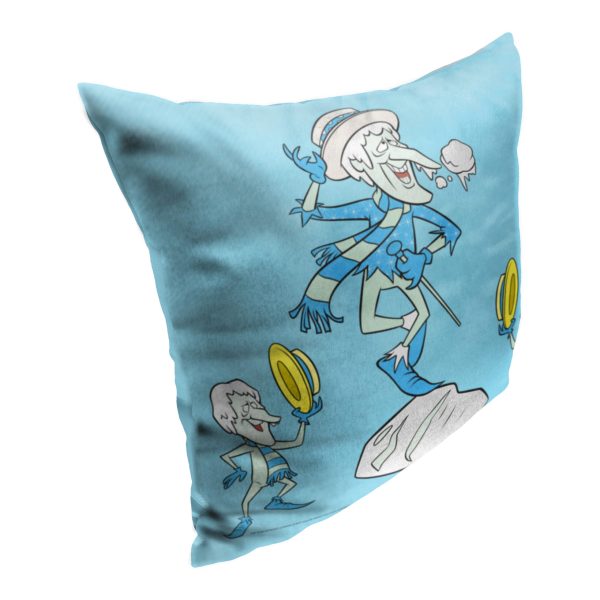 Warner Bros. Year Without A Santa Claus Mr White Christmas Throw Pillow Online now