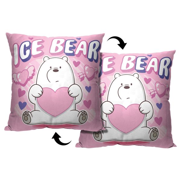 Cartoon Network We Bare Bears Ice Bear Throw Pillow 18x18 Inches Sale