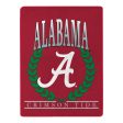 Alabama Crimson Tide NCAA Plateau Silk Touch Throw Blanket 46X60 Inches For Sale