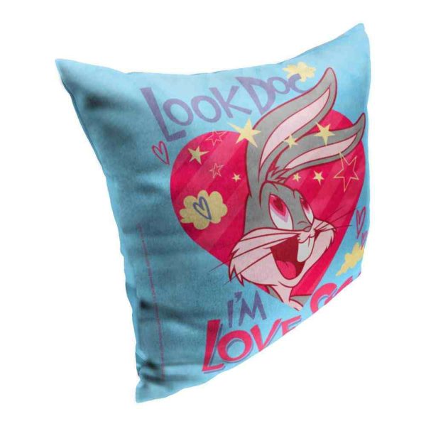 Warner Bros. Looney Tunes Love Sick Bugs Throw Pillow 18x18 Inches For Cheap