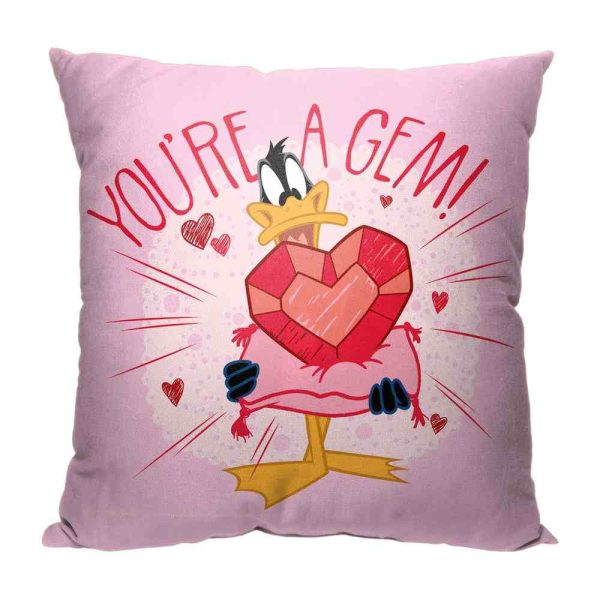 Warner Bros. Looney Tunes Youre A Gem Throw Pillow 18x18 Inches Online Sale