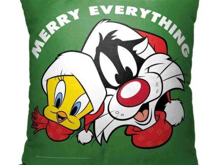 Warner Bros. Looney Tunes Merry Everything Throw Pillow 18x18 Inches Online