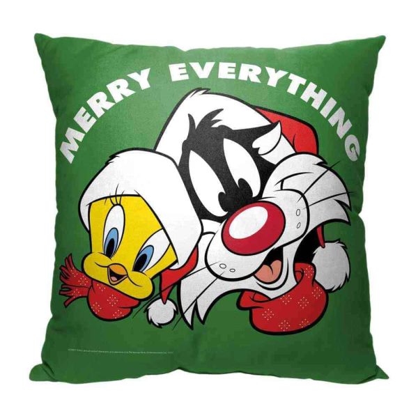 Warner Bros. Looney Tunes Merry Everything Throw Pillow 18x18 Inches Online