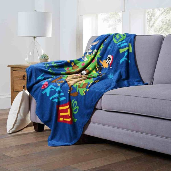 Warner Bros. Looney Tunes Naught And Worth It Silk Touch Throw Blanket 50x60 Inches Online Hot Sale