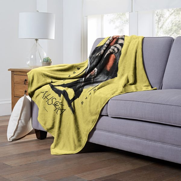 Disney Star Wars Ahsoka Galactic Investigation Silk Touch Throw Blanket 50x60 Inches Fashion