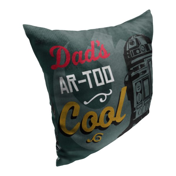 Disney Star Wars Classic Ar Too Cool Throw Pillow 18x18 Inches Fashion