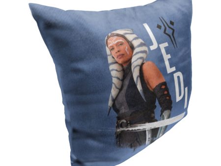 Disney Star Wars Ahsoka Jedi Ahsoka Tano Throw Pillow 18x18 Inches For Sale