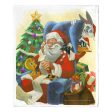 Warner Bros. Looney Tunes Check It Twice Silk Touch Throw Blanket 50x60 Inches Supply