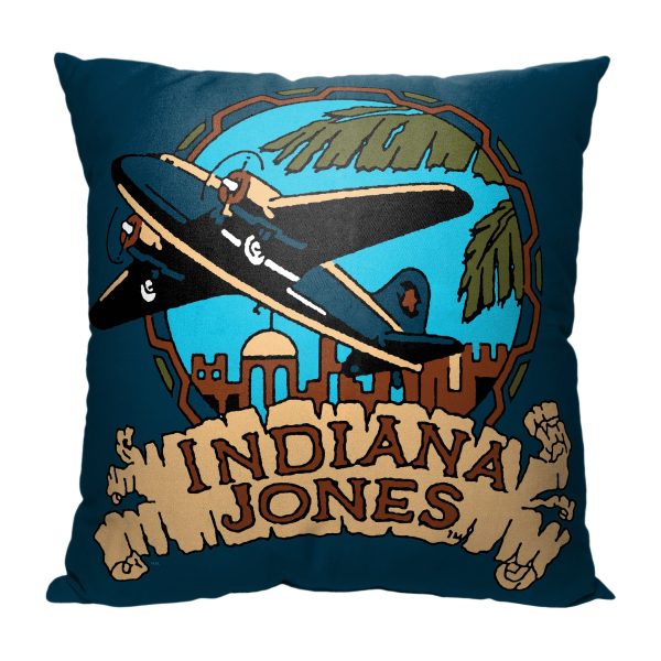 Disney Indiana Jones To The Next Adventure Pillow 18x18 Inches on Sale