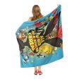 Warner Bros. Looney Tunes Bowl Of Cereal Silk Touch Throw Blanket 50x60 Inches Sale