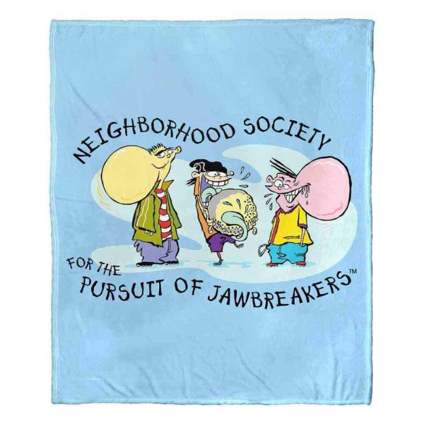 Cartoon Network Ed Edd N Eddy Pursuit Of Jawbreakers Silk Touch Throw Blanket 50x60 Inches Hot on Sale