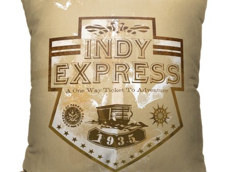 Disney Indiana Jones Indy Express Pillow 18x18 Inches Online Sale