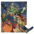 Warner Bros. Justice League Holiday Team Work Silk Touch Throw Blanket 50x60 Inches Supply