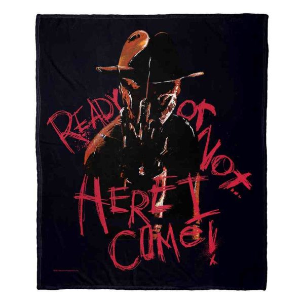 Warner Bros. Nightmare on Elm Street Ready Or Not Silk Touch Throw Blanket 50x60 Inches Online