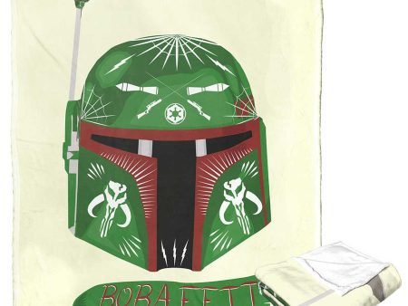 Disney Star Wars Boba Fett Decorated Helmet Silk Touch Throw Blanket 50x60 Inches Online