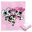 Cartoon Network Powerpuff Girls Power Puff Together Silk Touch Throw Blanket 50x60 Inches For Sale