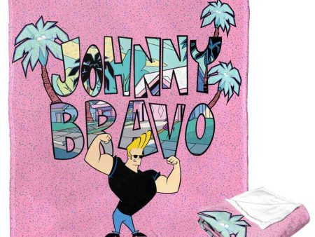 Cartoon Network Johnny Bravo Johnny s Life Silk Touch Throw Blanket 50x60 Inches For Cheap