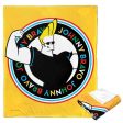 Cartoon Network Johnny Bravo Johnny Bravo Silk Touch Throw Blanket 50x60 Inches For Sale