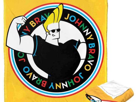 Cartoon Network Johnny Bravo Johnny Bravo Silk Touch Throw Blanket 50x60 Inches For Sale