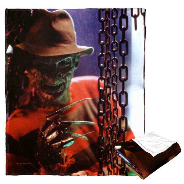 Warner Bros. Nightmare on Elm Street Gotcha Silk Touch Throw Blanket 50x60 Inches For Cheap