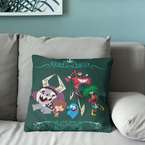 Cartoon Network Foster s Home For Imaginary Friends Dance Party Throw Pillow 18x18 inches Online Sale