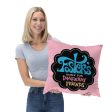 Cartoon Network Foster s Home For Imaginary Friends Foster s Logo Throw Pillow 18x18 inches For Discount