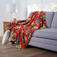 Warner Bros. Justice League Heroic Holiday Helpers Silk Touch Throw Blanket 50x60 Inches Fashion