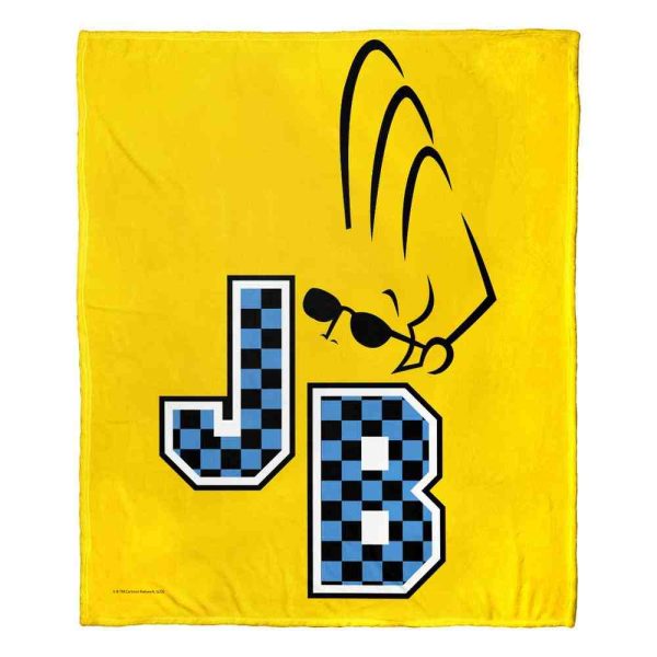 Cartoon Network Johnny Bravo Jb Silk Touch Throw Blanket 50x60 Inches Sale