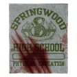 Warner Bros. Nightmare on Elm Street Wont Survive Springwood High Silk Touch Throw Blanket 50x60 Inches Discount