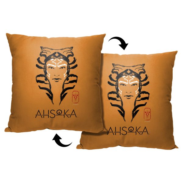 Disney Star Wars Ahsoka Brushstroke Ahsoka Throw Pillow 18x18 Inches Sale