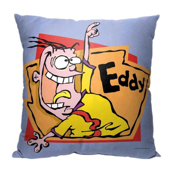 Cartoon Network Ed Edd N Eddy Eddy Throw Pillow 18x18 Inches For Discount