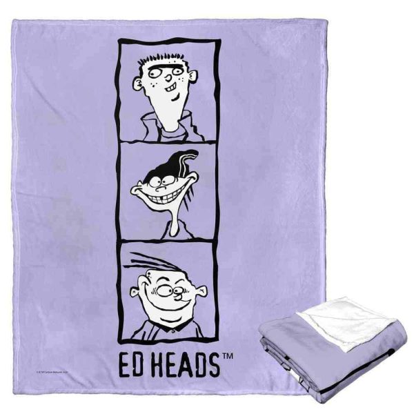 Cartoon Network Ed Edd N Eddy Ed Heads Silk Touch Throw Blanket 50x60 Inches Online Sale