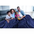 Cozy Night Cloud Throw Blanket Navy 110 x 132 Inches For Cheap