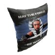 Disney Star Wars Ahsoka May The Force Throw Pillow 18x18 Inches Online Hot Sale