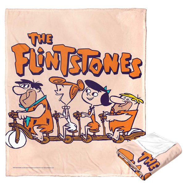 Warner Bros. The Flintstones Flinestones And Friends Silk Touch Throw Blanket 50x60 Inches Supply