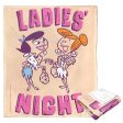 Warner Bros. The Flintstones Ladies Night Silk Touch Throw Blanket 50x60 Inches Hot on Sale