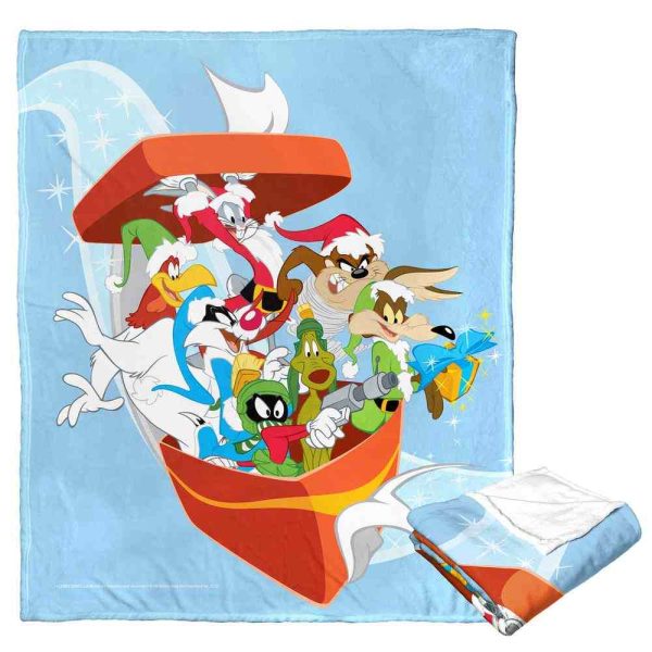 Warner Bros. Looney Tunes Bursting Bundle Silk Touch Throw Blanket 50x60 Inches Online now