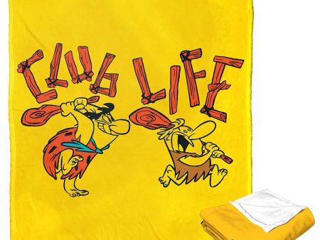 Warner Bros. The Flintstones ClubLife Silk Touch Throw Blanket 50x60 Inches Hot on Sale